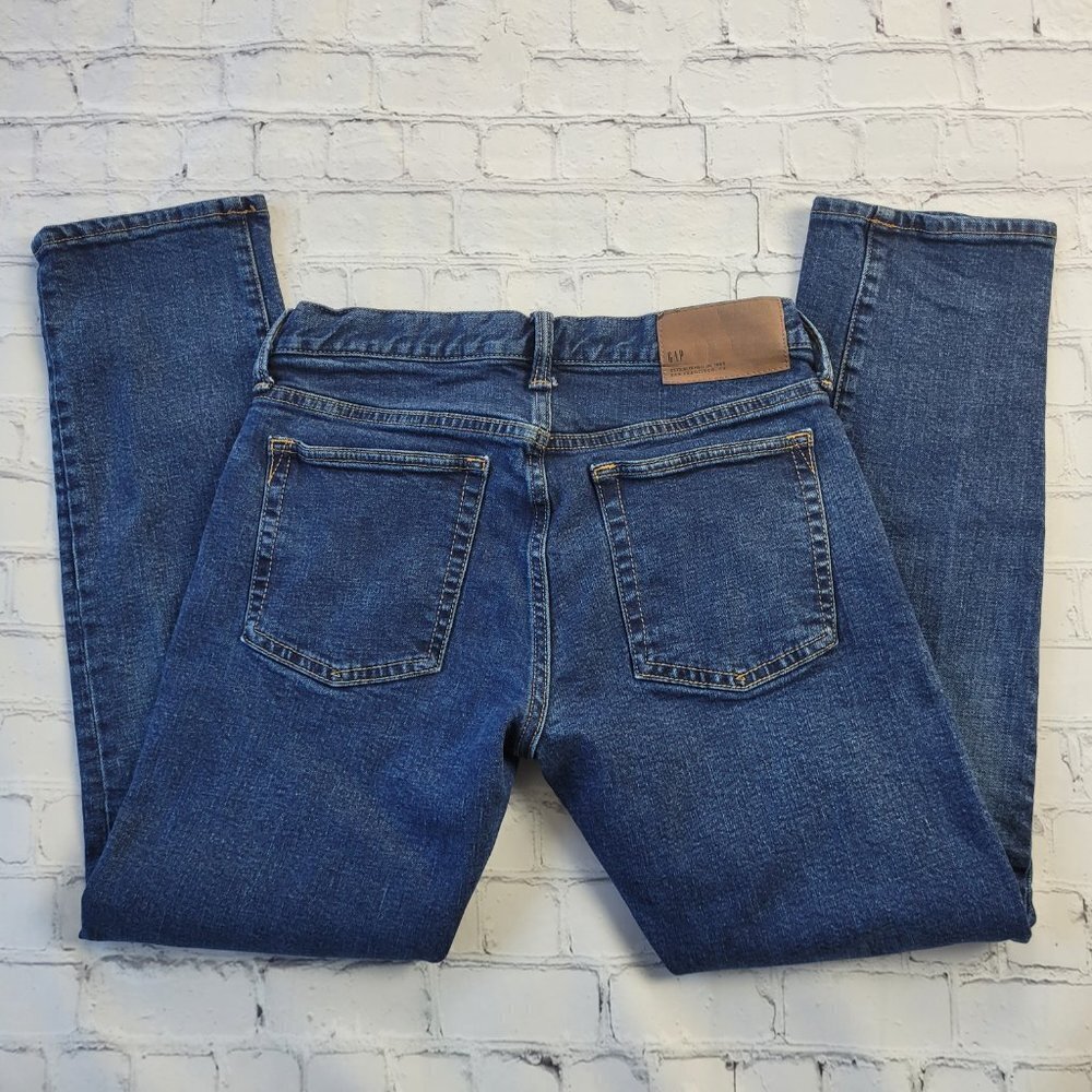 ✅ Gap Woman’s Blue jeans slim size 28 - Picture 11 of 12